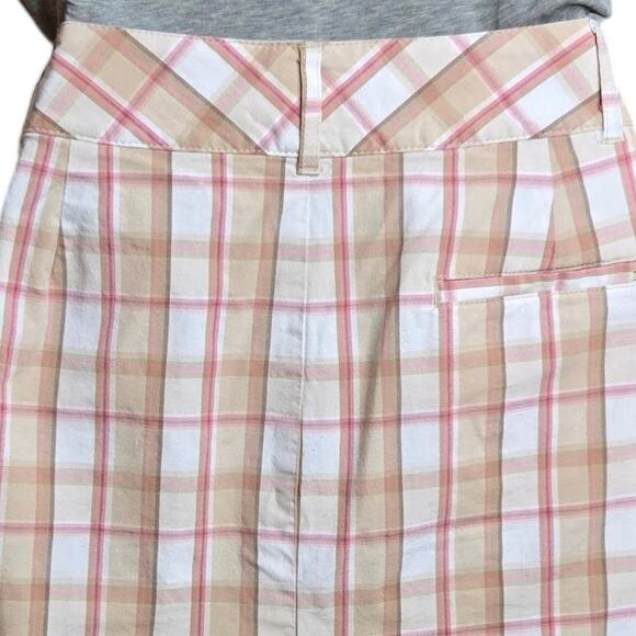 Izod Golf Womens Plaid Skort Size‎ 12 A Line Flat Front Pockets Outdoors Stretch - Picture 5 of 7
